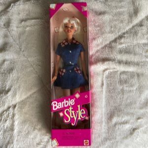 NRFB Barbie Style Doll - 1994